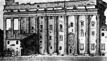Hadrianeum by Alo Giovannoli 1615
