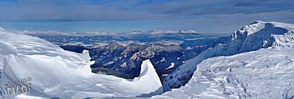 Ďumbier - Vysoké Tatry panoráma