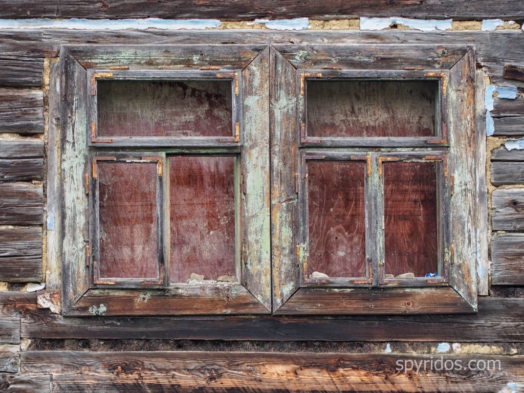 Jakubany - staré okno